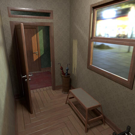 details of the mudroom.